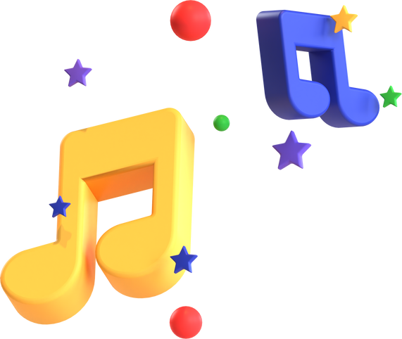 3d Music Note Icon