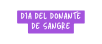 día del donante de sangre