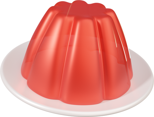 3D Puding Illustration